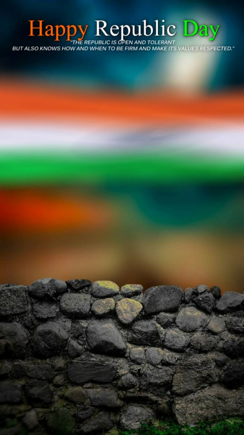 Best Happy Republic Day CB Background Images For Mobile Home