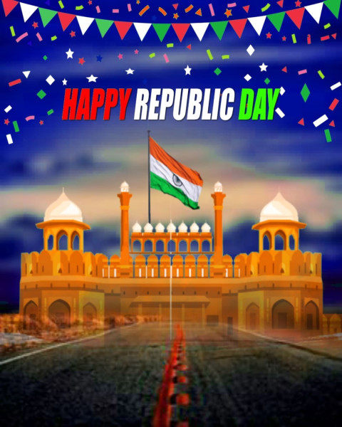 Best Happy Republic Day Photo Editing Background