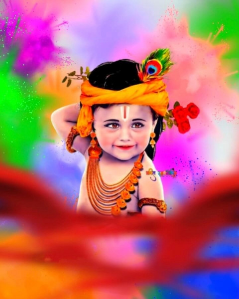 Best Krishna Janmashtami Editing Background Full HD Img