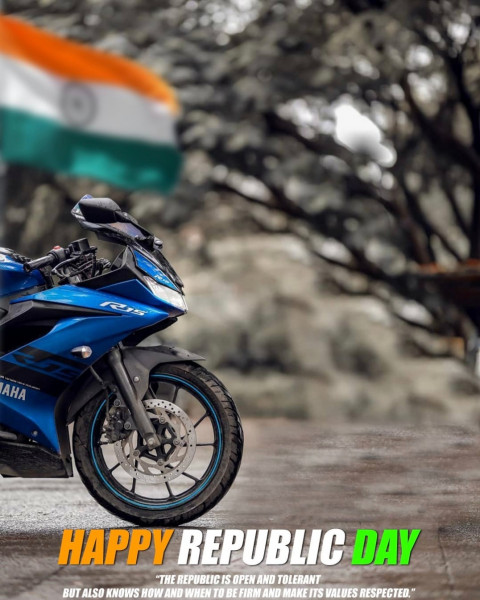 Bike 26 January Background For Photo Editing   Happy Republic Day