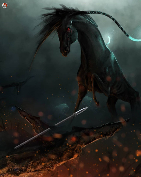 Black Horse Trending Photo Editing Background Download Free