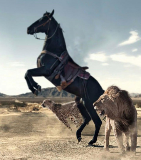 Black Horse Viral Editing Background For Picsart Photo