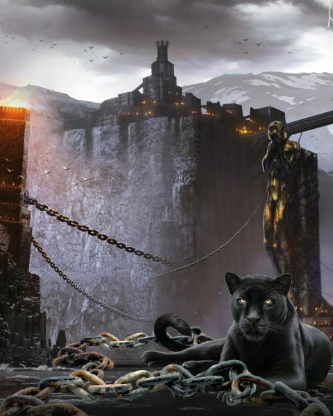 Black Panther Photoshop Photo CB Background Full HD New