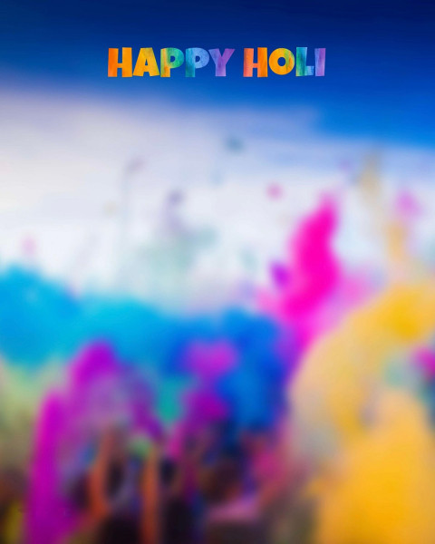 Blur Happy Holi Photo Editing CB Background Download
