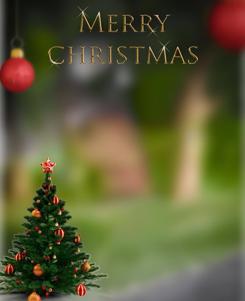 Blur Snowfall Christmas Background HD Images For Cb Editing