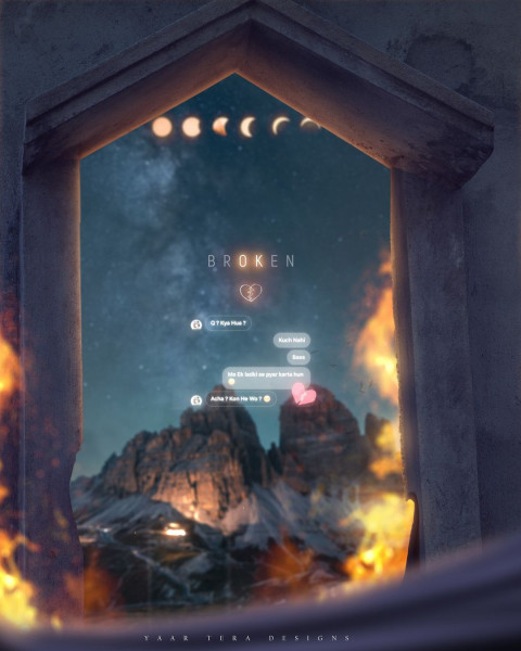 Broken CB PicsArt Photo Editing HD Background