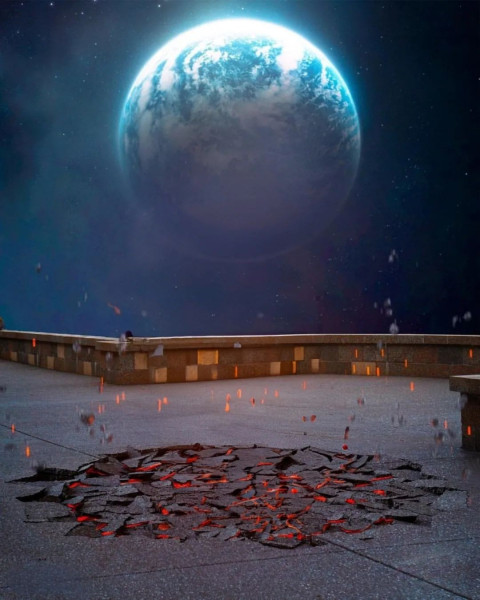 Broken Frash And Moon CB Editing Viral Background HD For Photo Free Images
