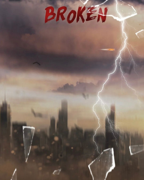 Broken Instagram Viral Photo Editing Background