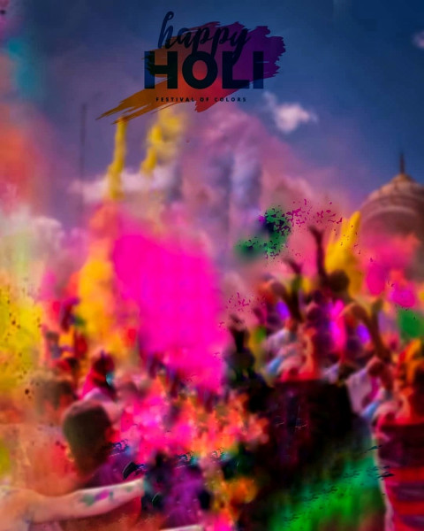 Cb Edit Happy Holi Special Background For Picsart & photoshop