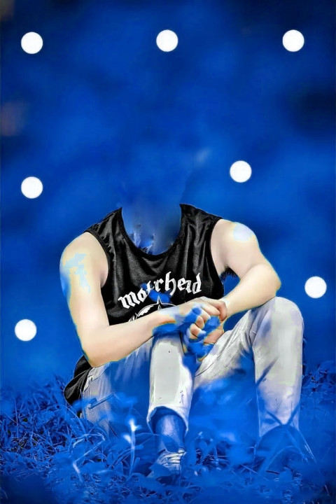 CB Photo Editing Sitting Boy Without Head Background