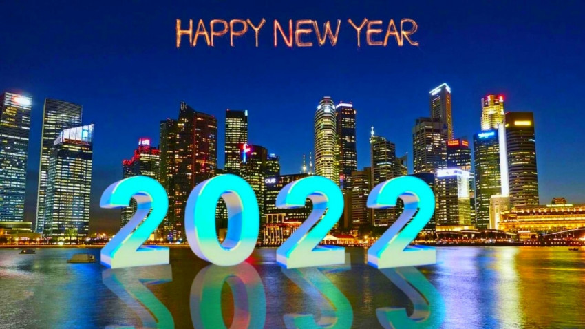 CB PicsArt Editing Happy New Year Background HD 2022 City