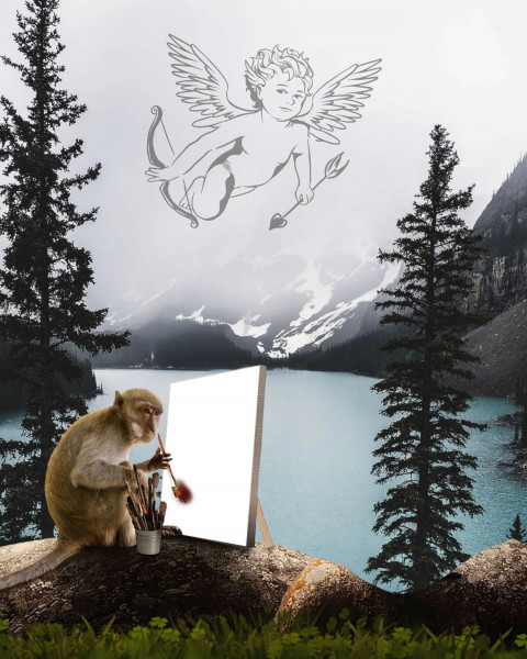 CB PicsArt Photo Editing HD Monkey Background