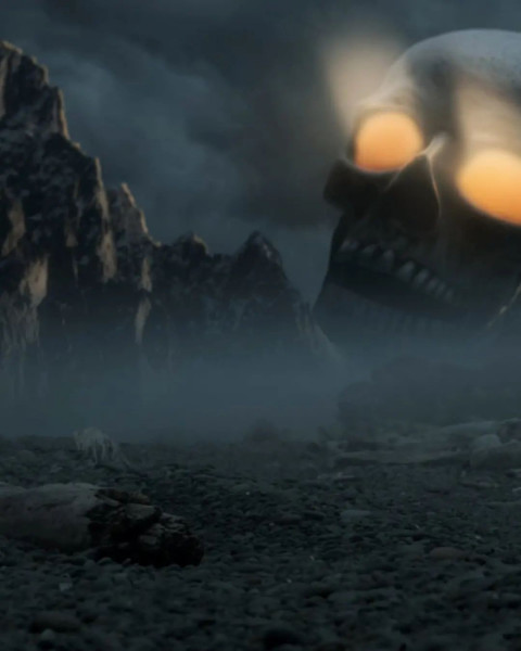 CB Snapseed Skull Background Download For Editing