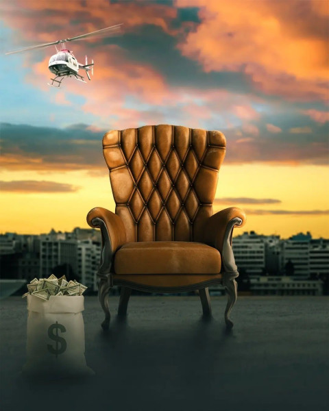 Chair With Money Viral Photo Editing CB PicsArt Background HD