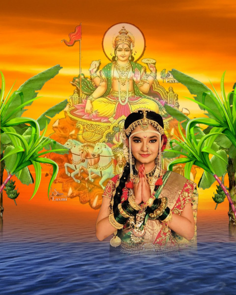 Chhath Puja CB PicsArt Editing Girl Background images