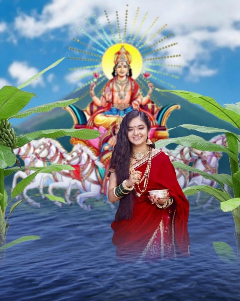 Chhath Puja Photo Editing Background HD PicsArt CB