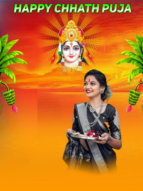 Chhathi Maiya Special PicsArt Editing HD Background   With Girls