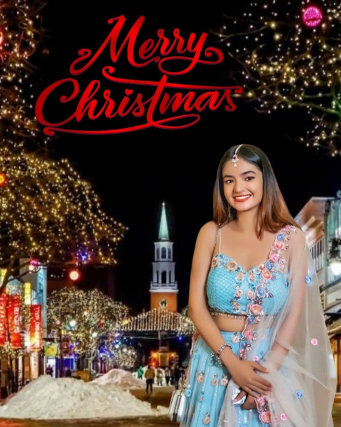 Christmas Editing Background For CB Picsart With Girl