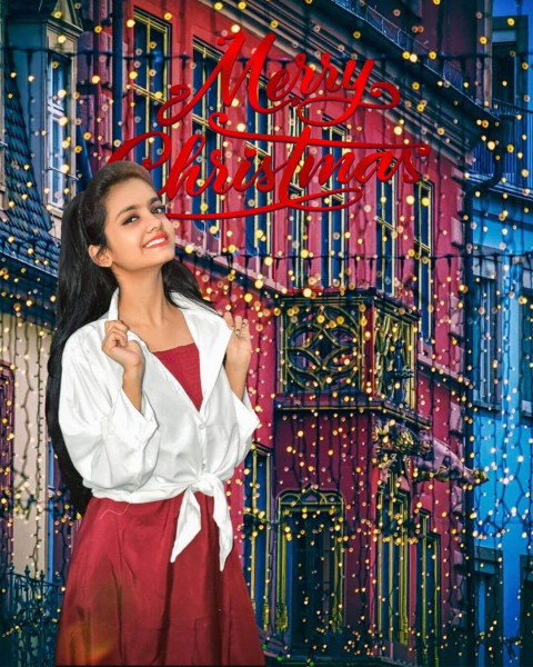 Christmas Editing Background For CB Picsart With Girl
