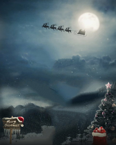 Christmas Photo Editing Background Hd PicsArt Photoshop