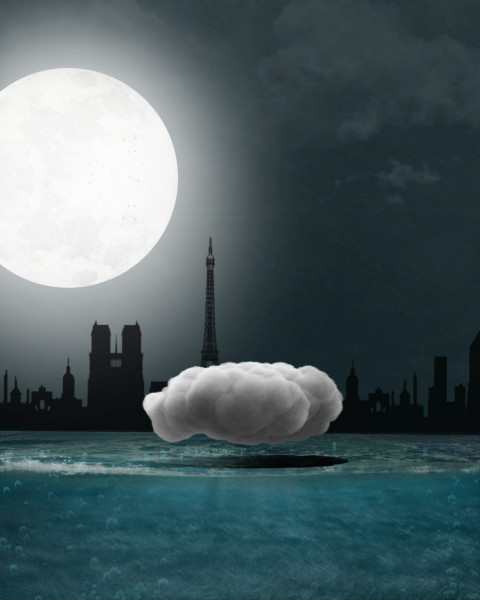 Cloud With Moon BAckground For CB Picsart Photo Editing