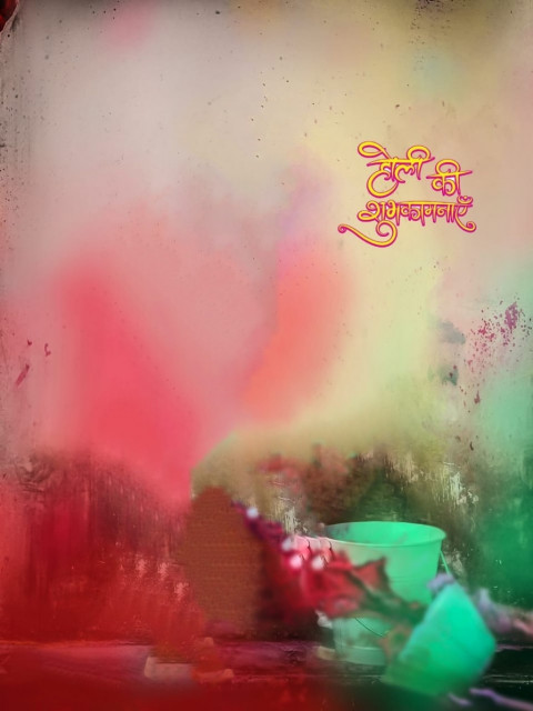 Colorful Happy Holi Background For Editing HD Picsart & Photoshop