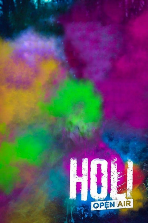 Colorful Happy Holi Background For Editing HD Picsart & Photoshop