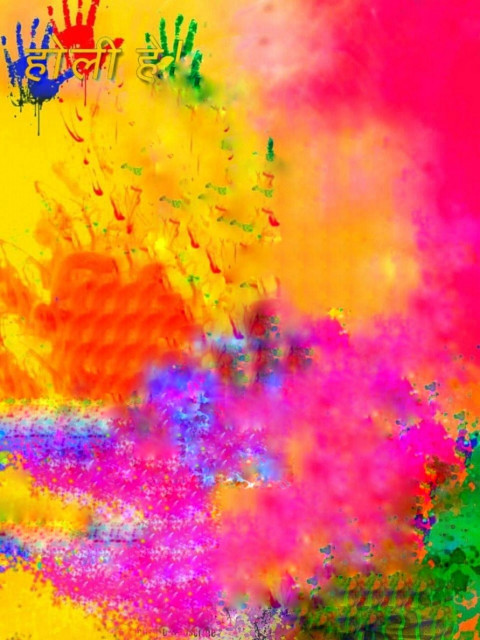 Colorful Happy Holi Background For Editing HD Picsart & Photoshop