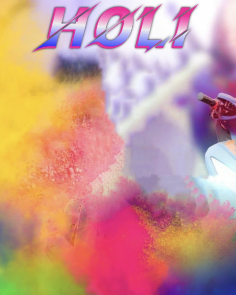 Colorful Holi Background For CB Picsart Editing