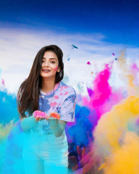 Colorful Holi Photo Editing CB Picsart Backgrounds