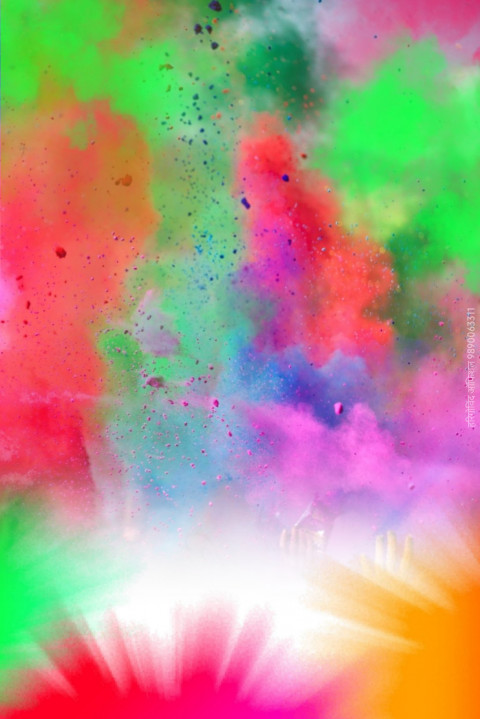 Colorful Picsart Happy Holi Editing Background  Full Hd