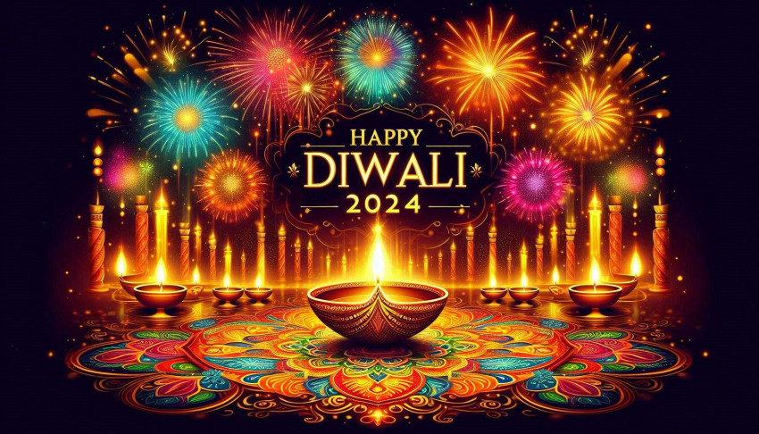 Creative Happy Diwali 2024 e cards with quotes and Messages