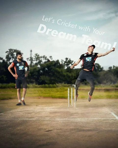 Cricket Photo Editing Background For CB Photoshop