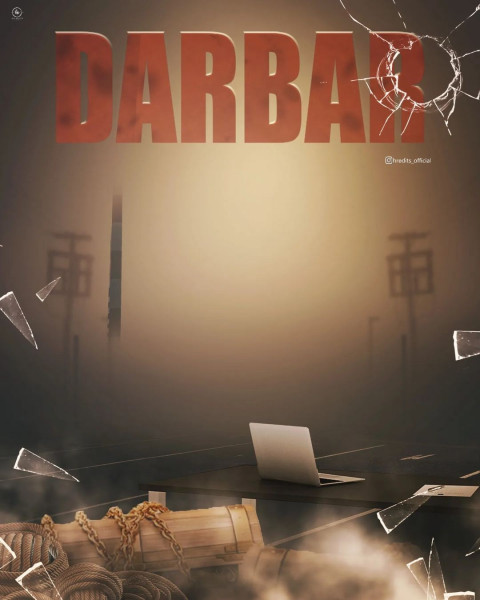 Darbar PicsArt Broken Glass Photo Editing HD Background