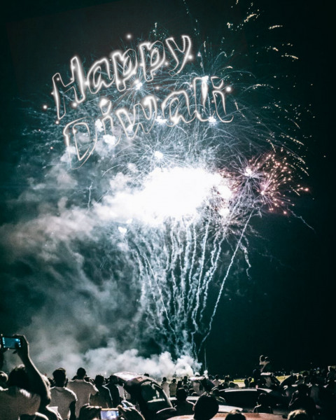 Diwali Background With Firework For CB Picsart Photo Editing