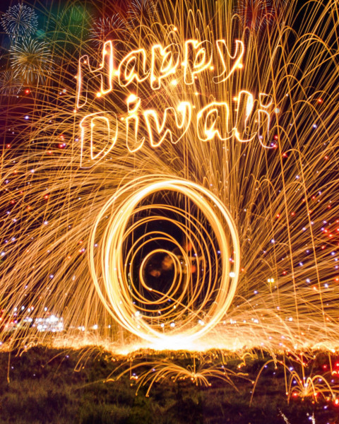 Diwali CB Photo Editing Fireworks Background Full HD