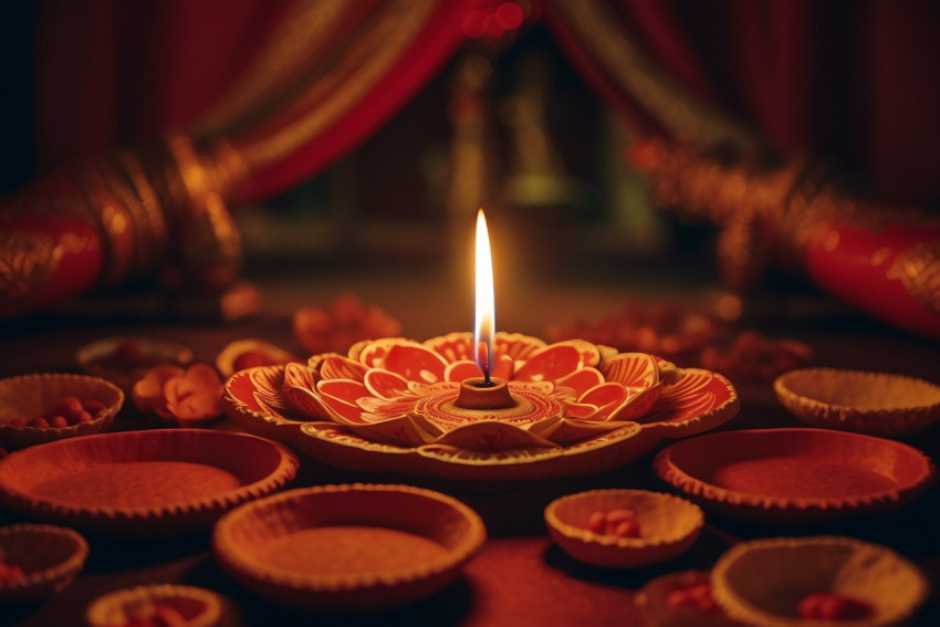 Diwali Diya Background HD For WhatsApp Wishes Images