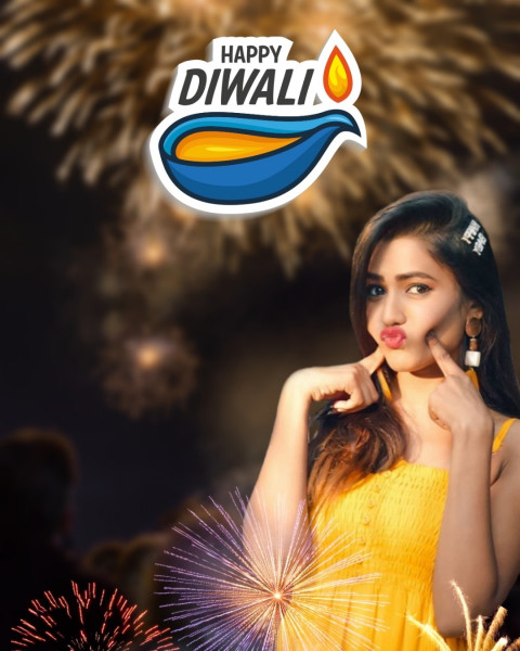 Diwali Girl Editing Background Full HD For PicsArt
