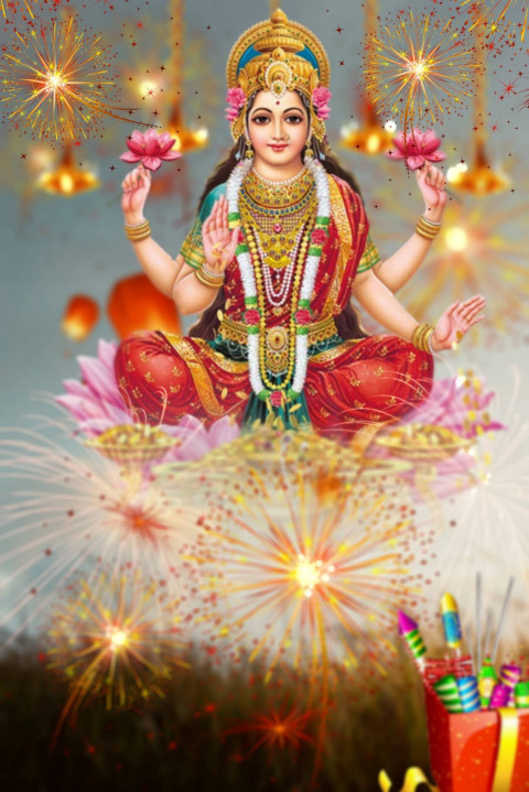 Diwali Mata Lakshmi Cb Editing Background