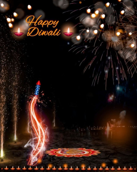 Diwali Photo Editing Background Full HD Download