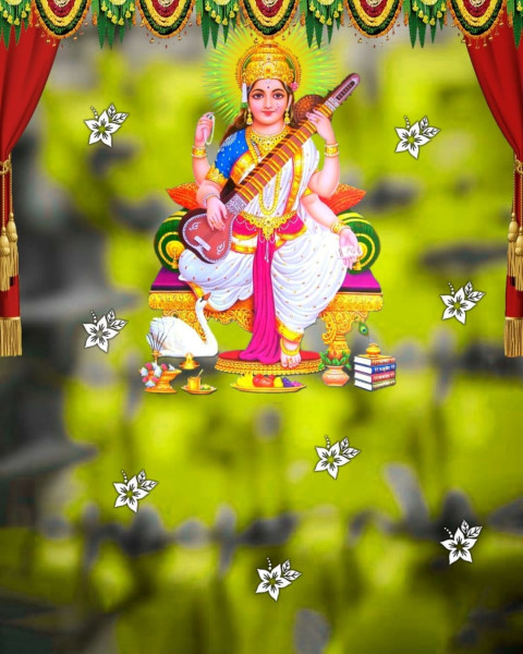 Download Basant Panchami CB Full HD Free Background