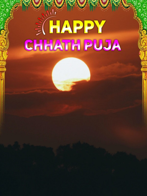 Download Happy Chhath Puja CB PicsArt Editing Photo