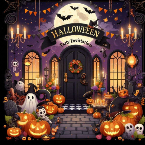 Download Happy Halloween scary Posters