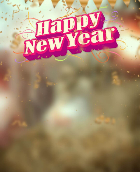 Download Happy New Year 2024 Background For CB Photo Editing