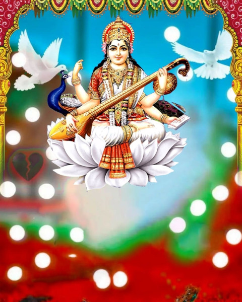 Download Happy Vasant Panchami CB Background HD Free