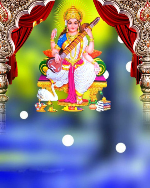 Download Happy Vasant Panchami CB Full HD Background