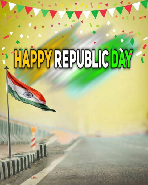 Download Latest Happy Republic Day CB Background