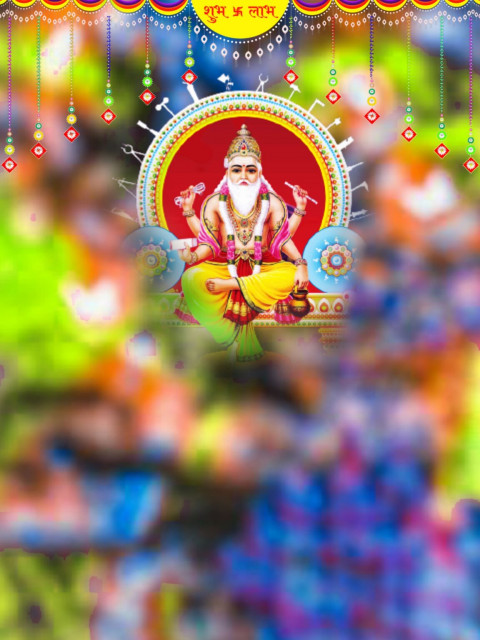 Download Vishwakarma Puja HD CB Photo Editing Background New