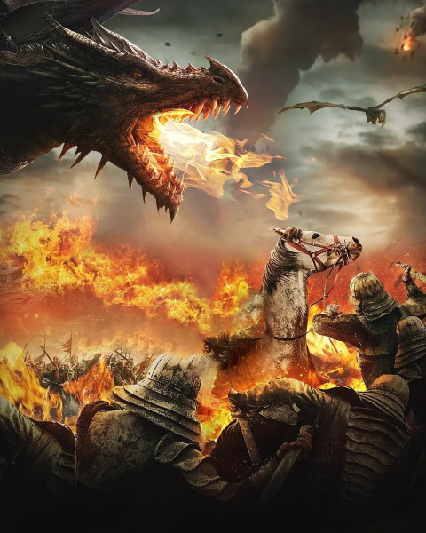 Dragon Movie Poster Background For Sony Jackson Editing