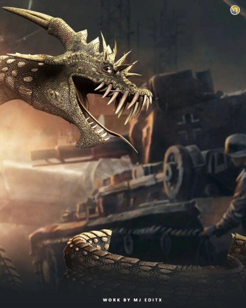 Dragon Viral Photoshop New Background Download Full HD